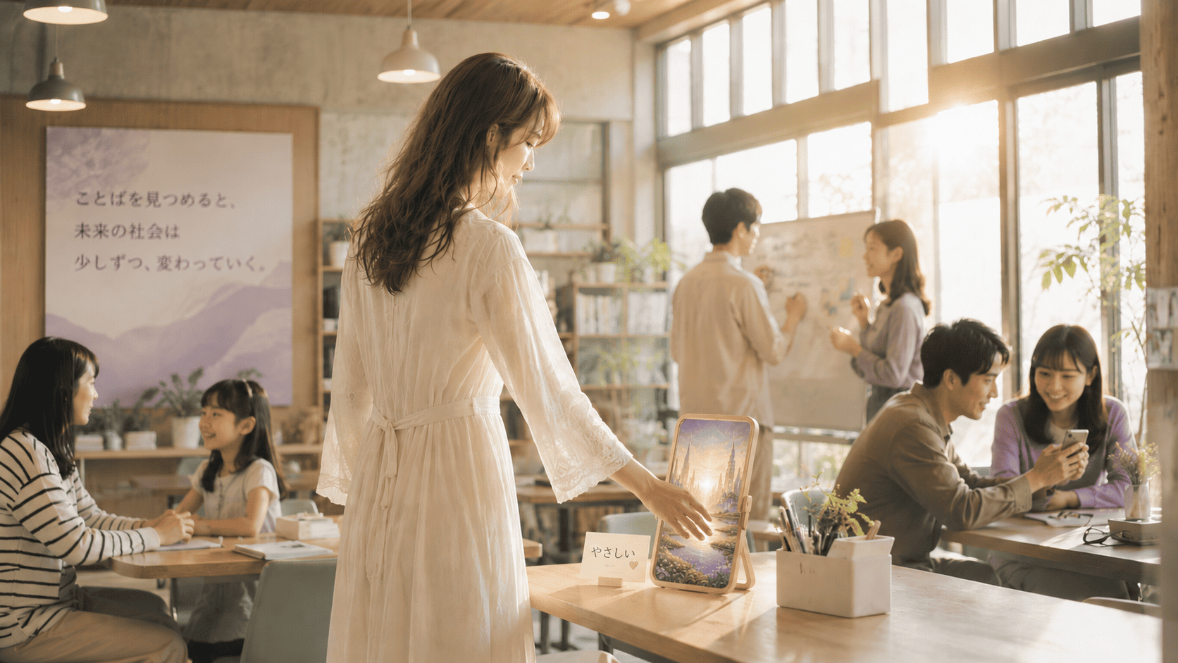 ひとつの言葉にかがみを置くことで、社会の言葉や関係が少しずつ変わりはじめる様子